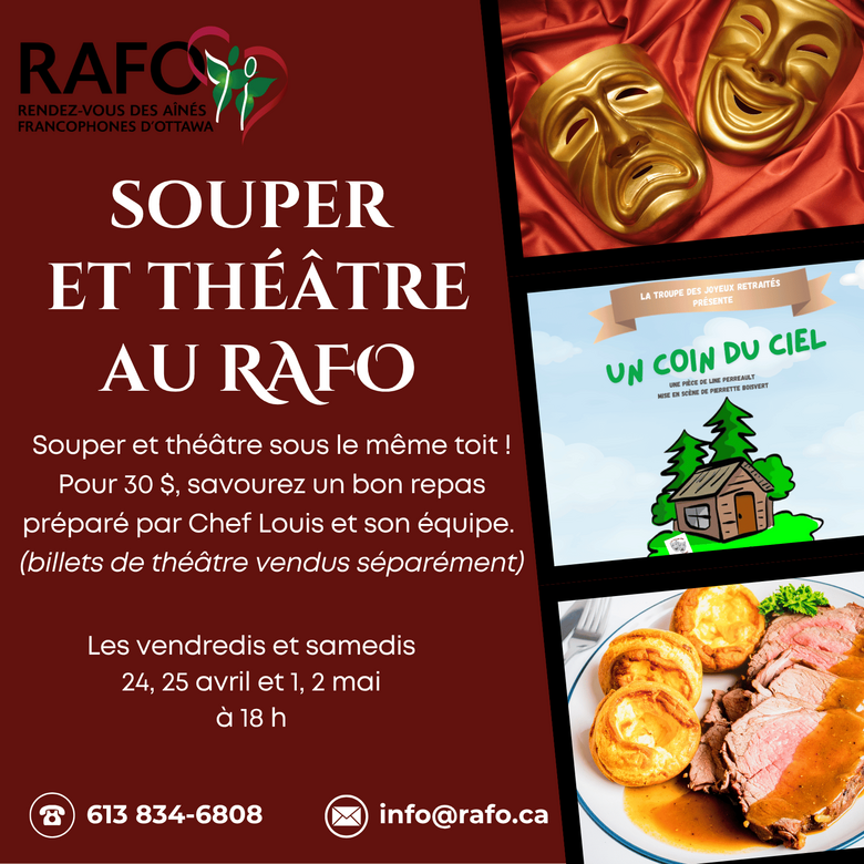Souper théâtre au RAFO